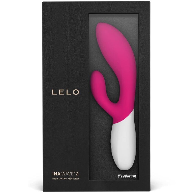 LELO INA Wave 2 en su caja de presentación premium LELO
