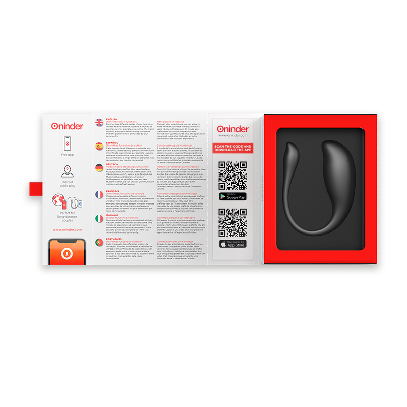 ONINDER Nairobi Huevo Vibrador Rosa con App | Nox Placer
