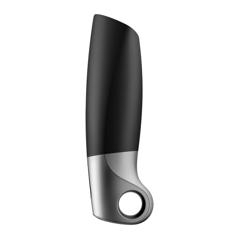 SATISFYER Power Masturbator Negro y Plata | Nox Placer