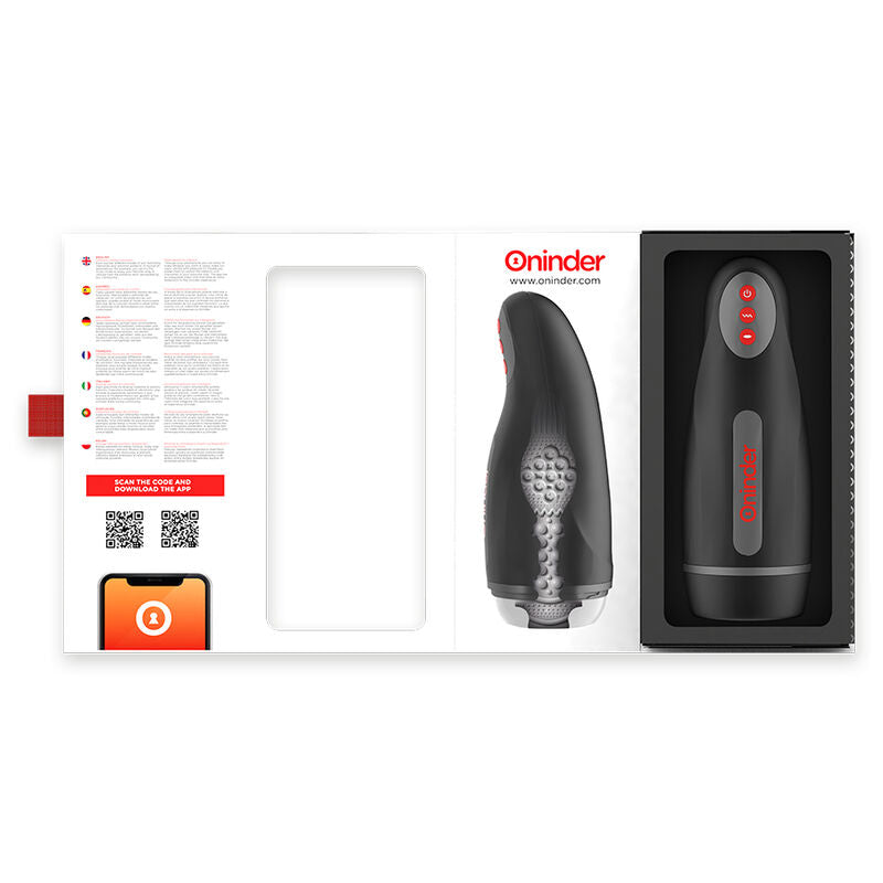 Oninder Seoul Masturbador Masculino de Compresión y Vibración con App