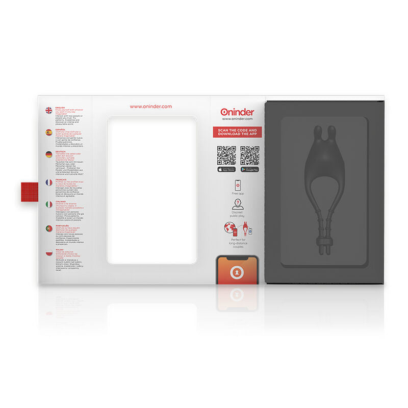 ONINDER Pampa Anillo Vibrador Ajustable Multiposición App | Nox Placer