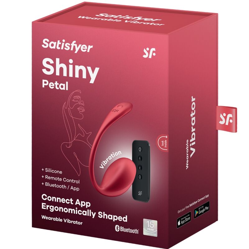 SATISFYER Shiny Petal Estimulador Punto G Control Remoto Rojo App | Nox Placer