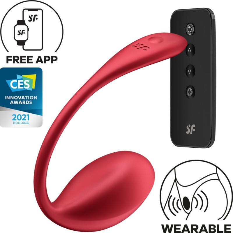 SATISFYER Shiny Petal Estimulador Punto G Control Remoto Rojo App | Nox Placer