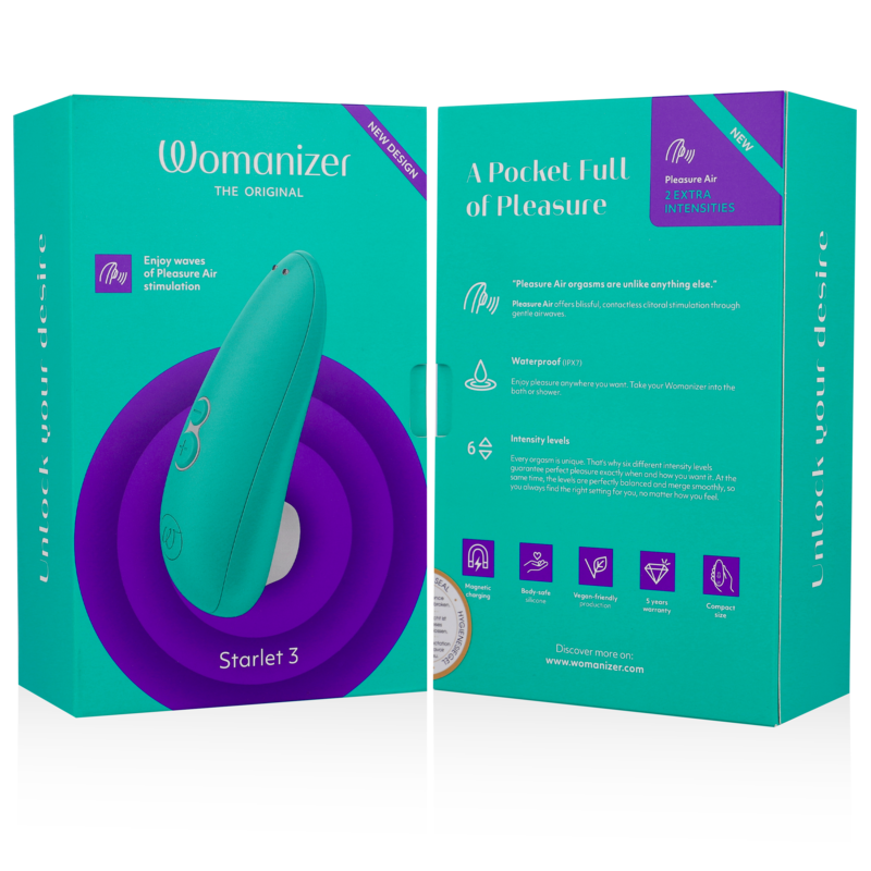 WOMANIZER Starlet 3 Estimulador de Clítoris Turquesa | Nox Placer