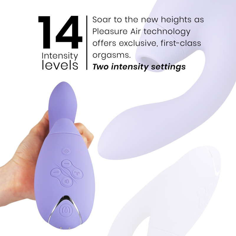Womanizer DUO 2 Lila - Estimulador clítoris y punto G Pleasure Air