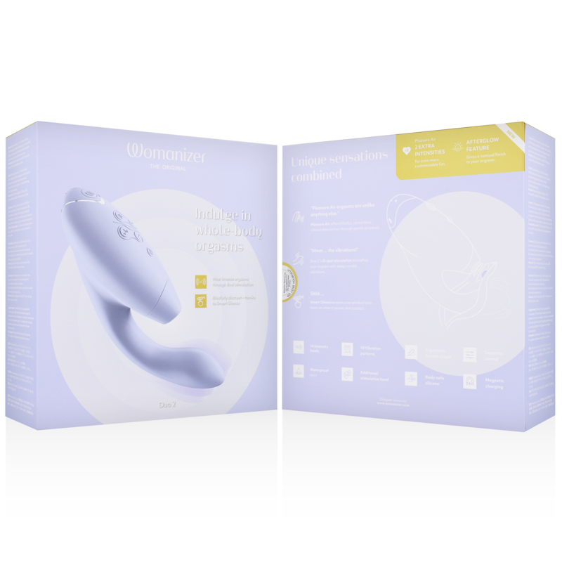Womanizer DUO 2 Lila - Vista triple del producto