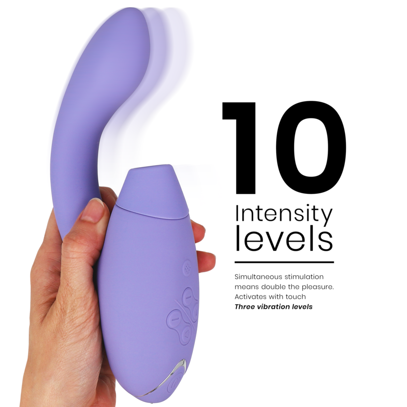 Womanizer DUO 2 Estimulador Dual Clítoris y Punto G Lila