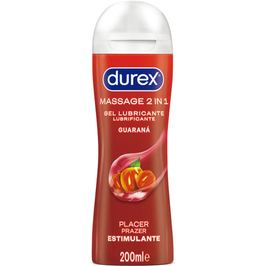 DUREX Gel Lubricante Masaje Estimulante Guaraná 200ml | Nox Placer