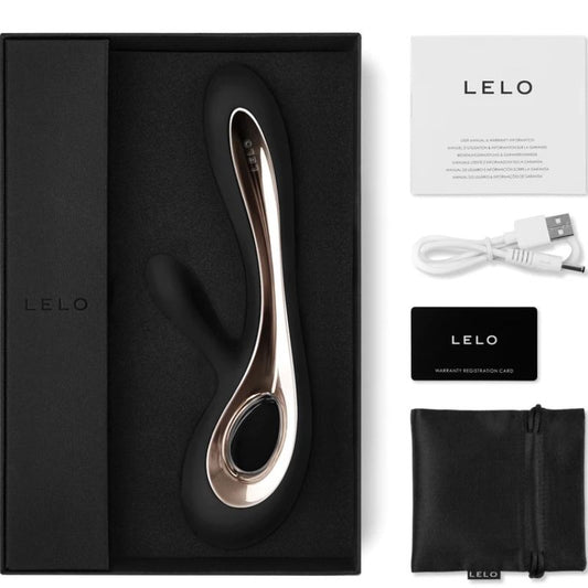 LELO Soraya 2 Vibrador Rabbit Negro | Nox Placer