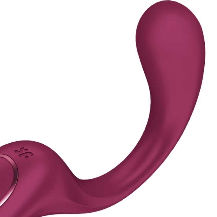Satisfyer G for Goddess 2 burdeos, detalle