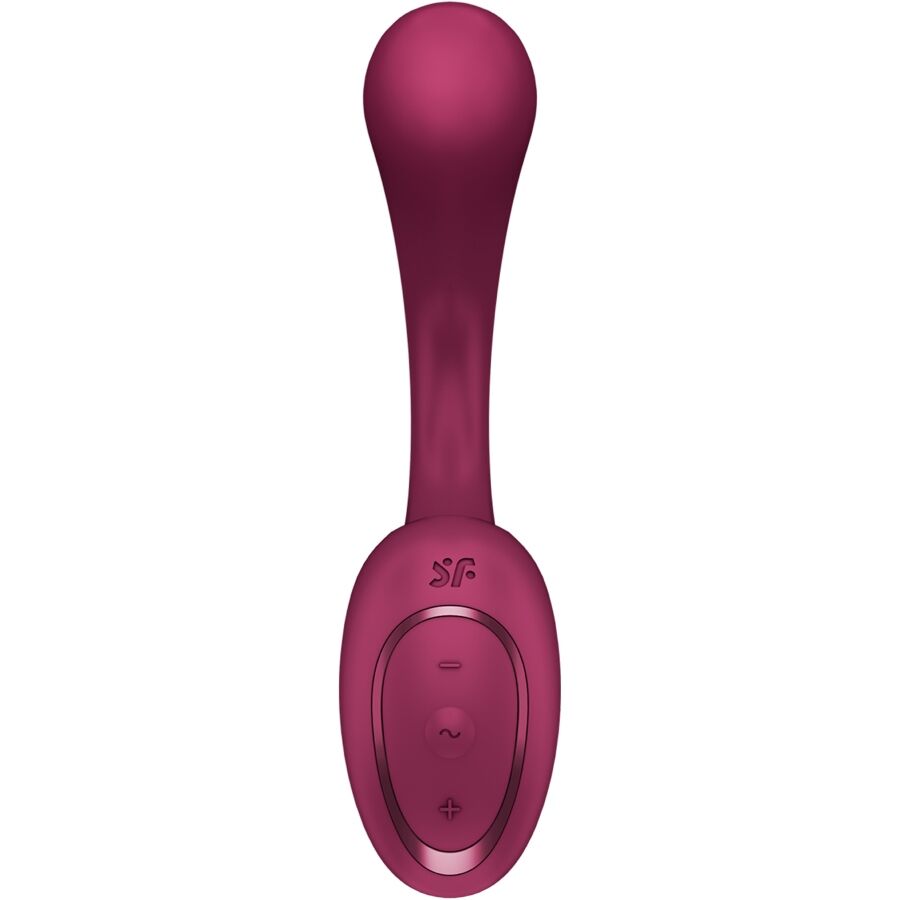 Satisfyer G for Goddess 2 burdeos, vista frontal